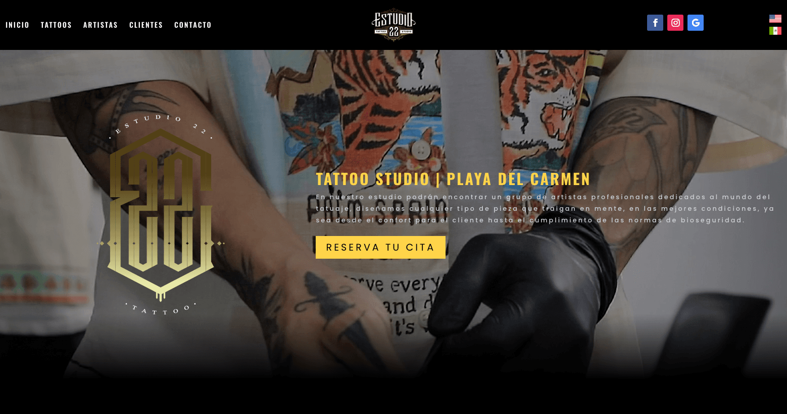 Estudio 22 Tattoo Playa del Carmen