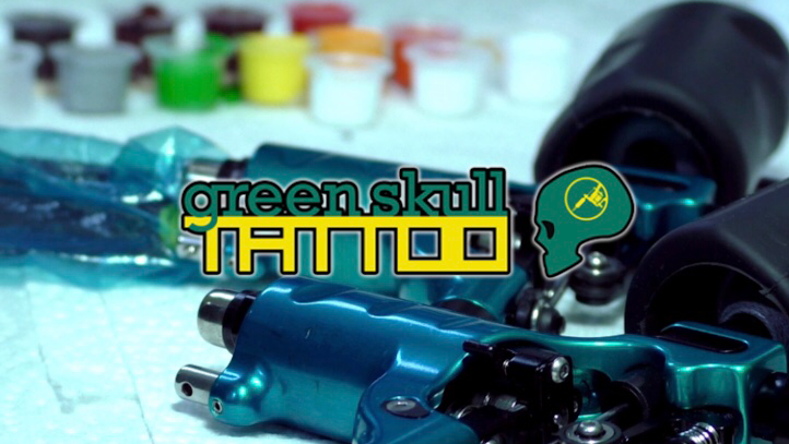 Green Skull Tattoo