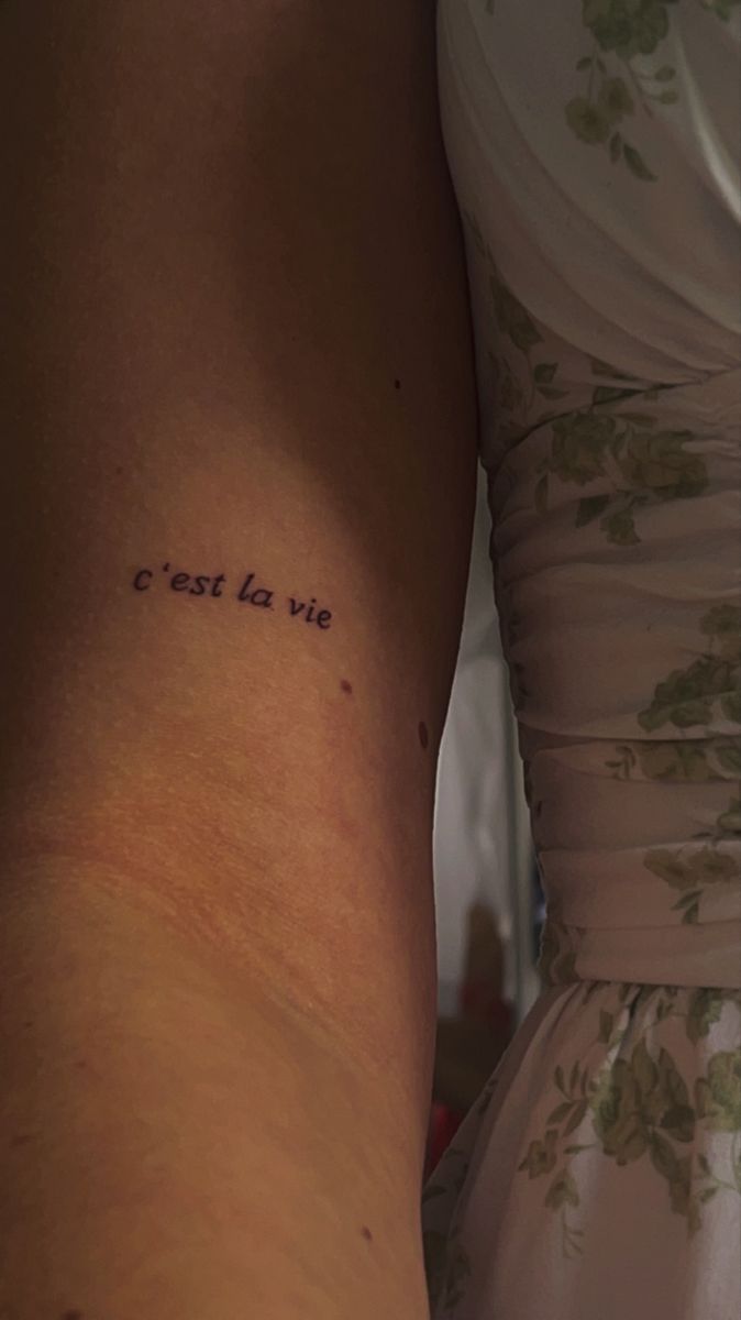 Aesthetic tattoo idea #6
