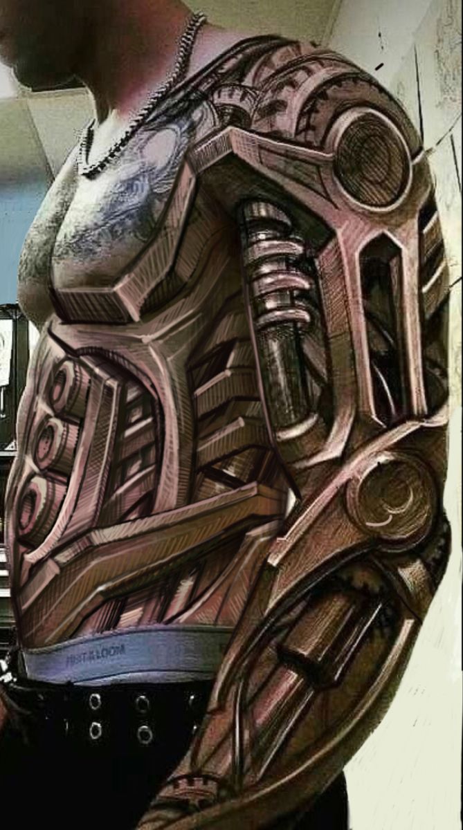 Biomechanical tattoo idea #7