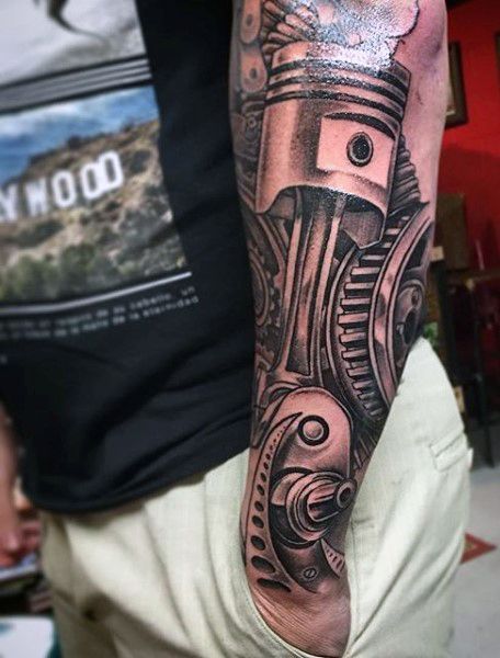Biomechanical tattoo idea #9