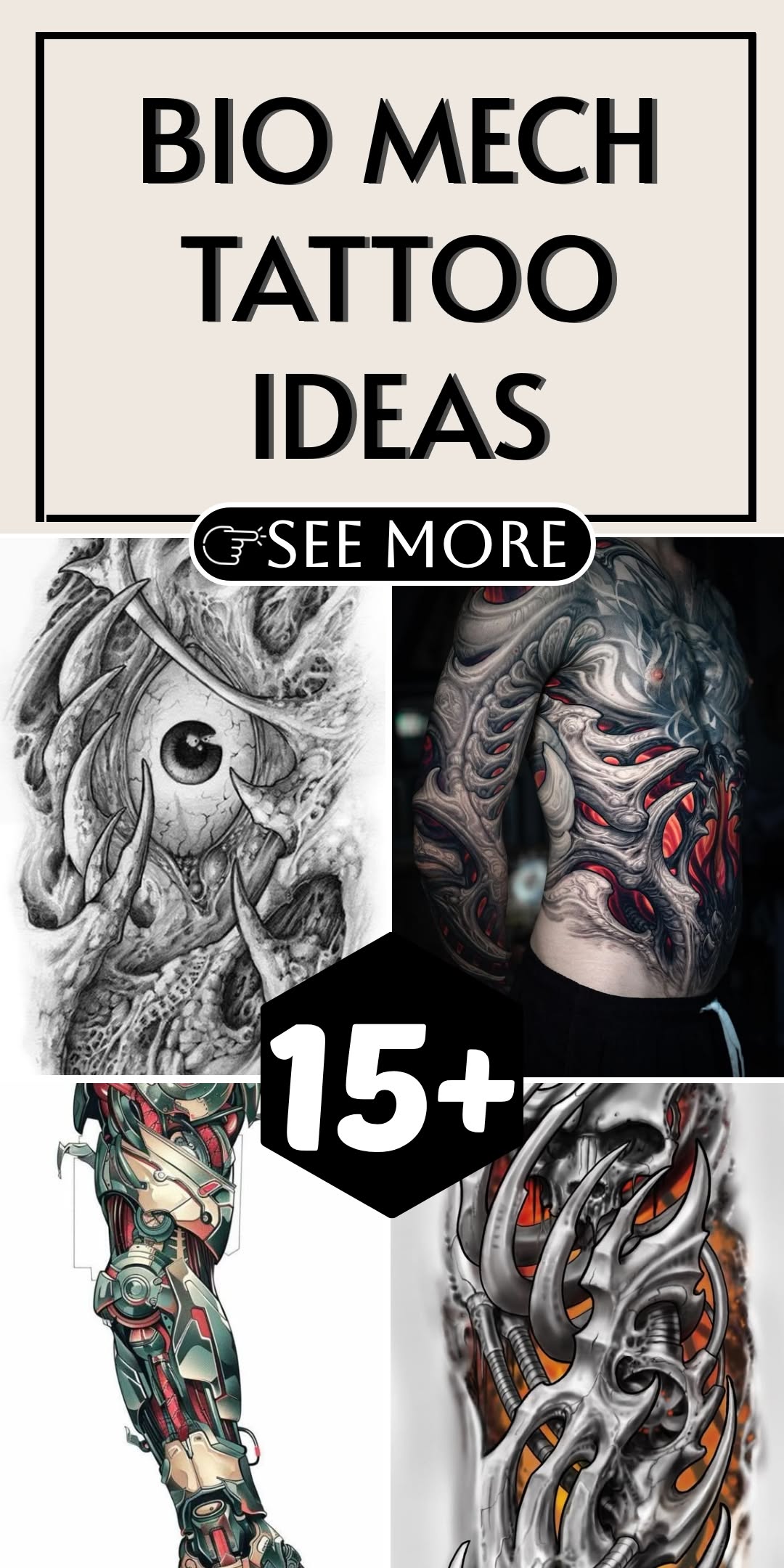 Biomechanical tattoo idea #16