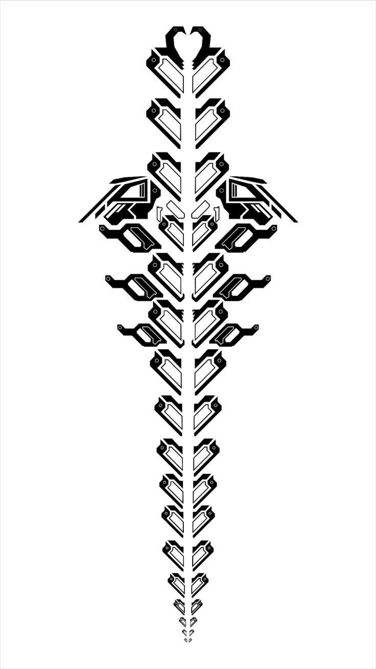 Biomechanical tattoo idea #19