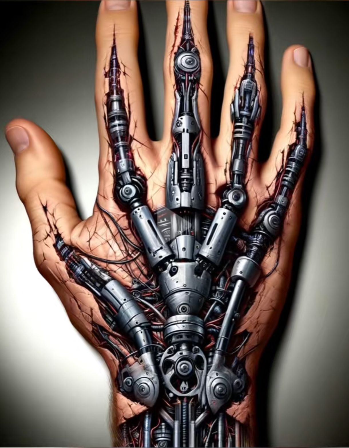 Biomechanical tattoo idea #20