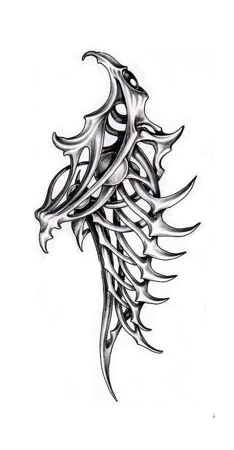 Biomechanical tattoo idea #22