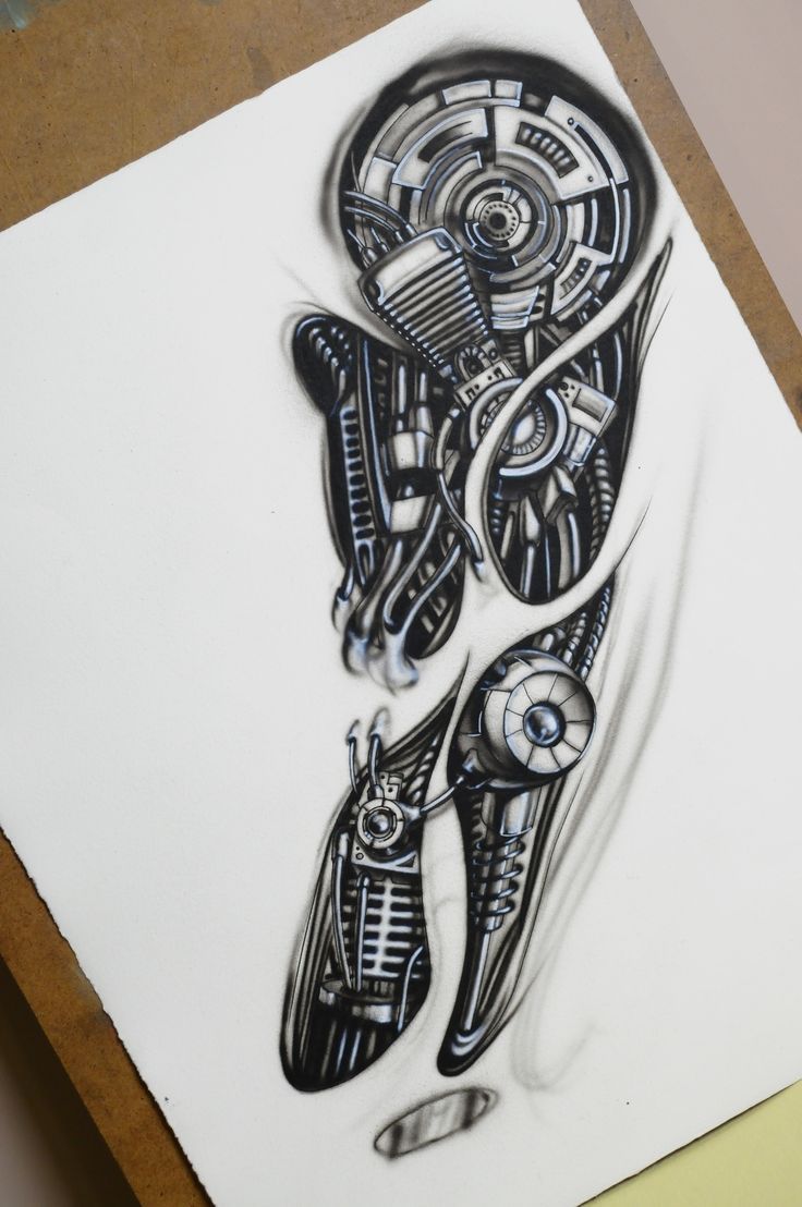 Biomechanical tattoo idea #24