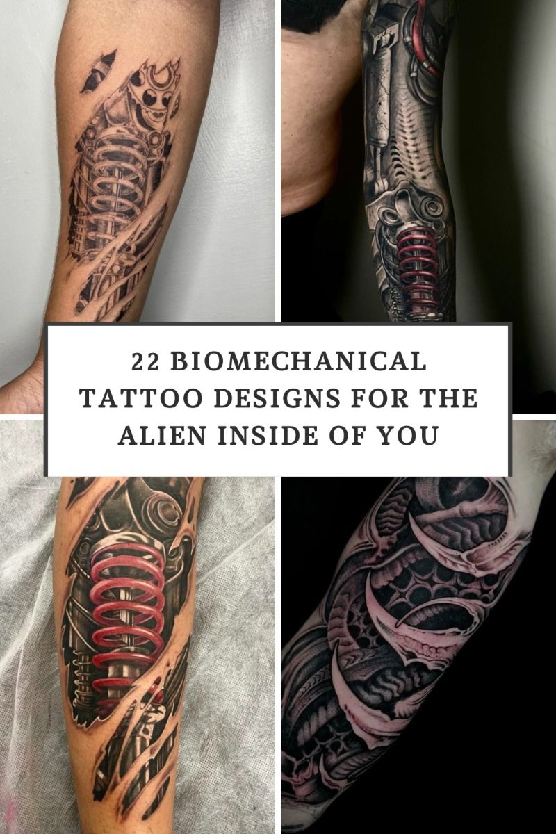 Biomechanical tattoo idea #27