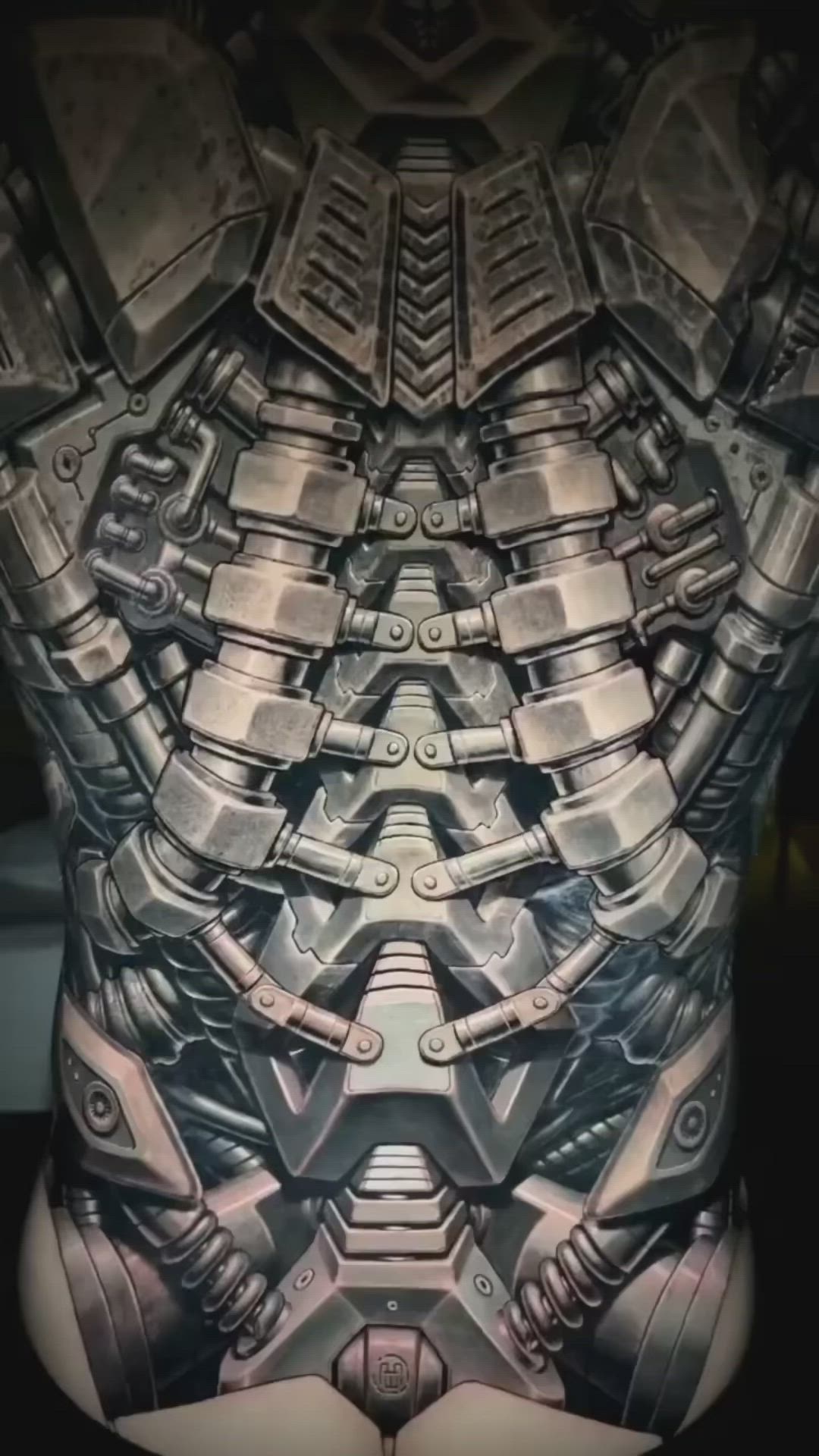 Biomechanical tattoo idea #32