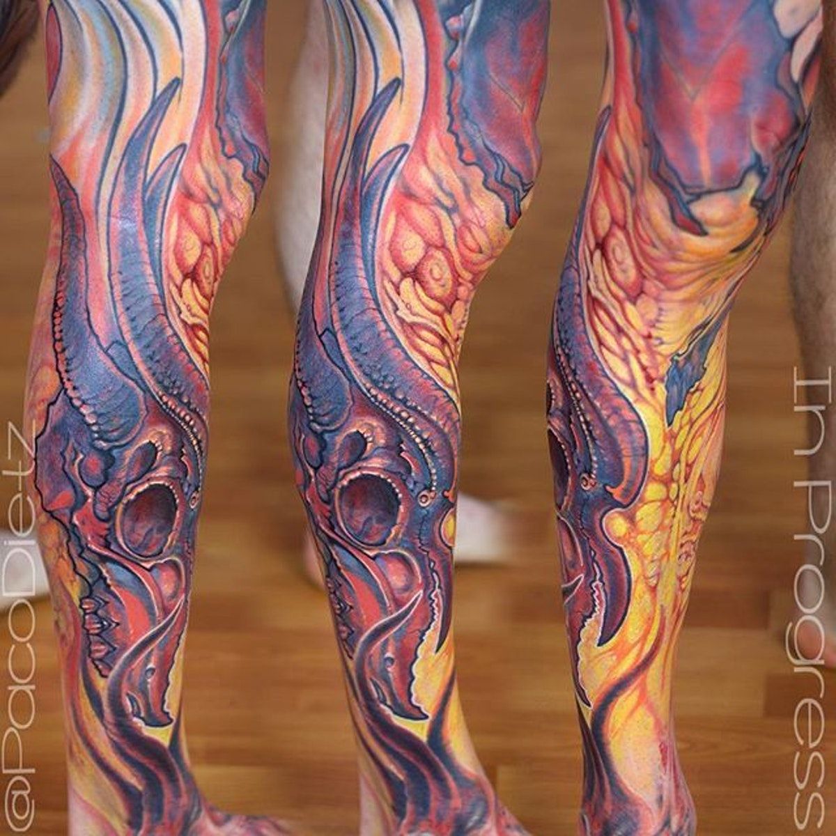 Biomechanical tattoo idea #39