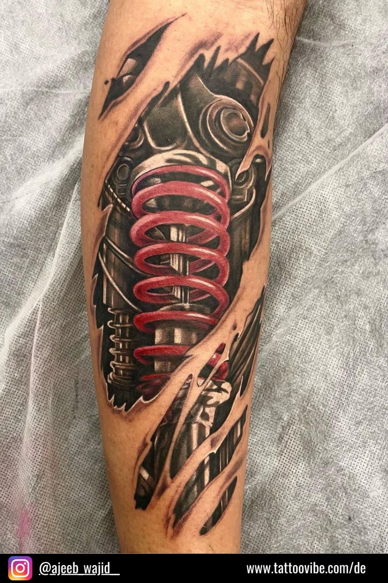 Biomechanical tattoo idea #48