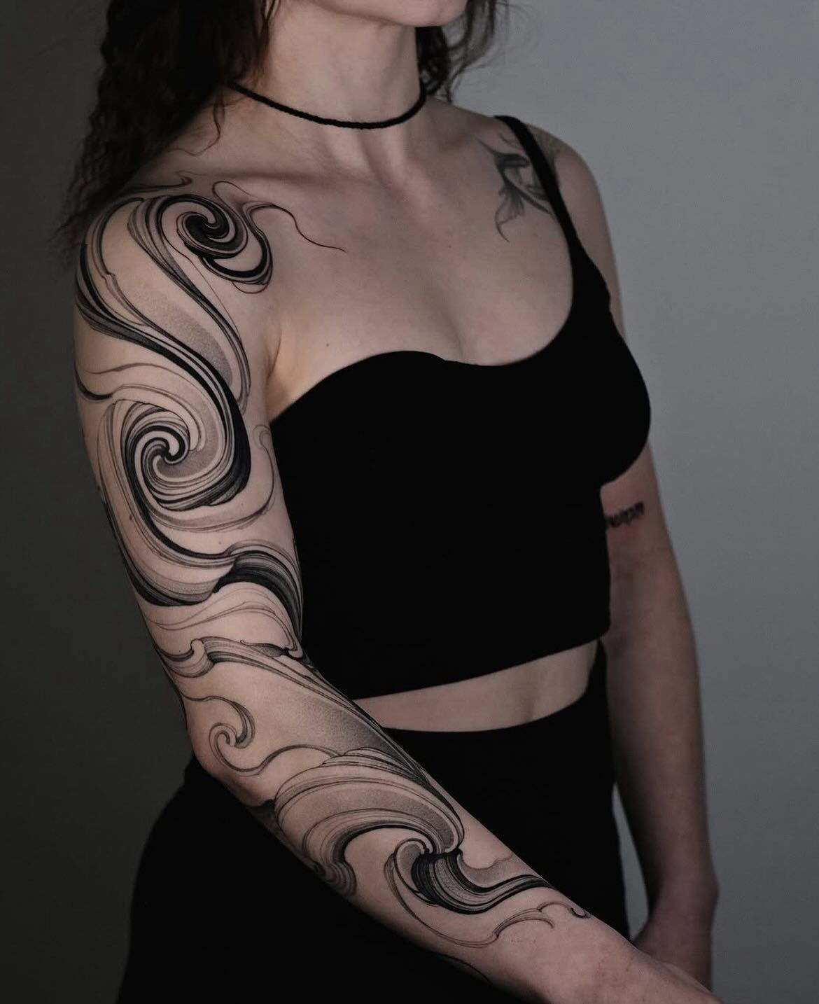 Blackwork tattoo idea #12