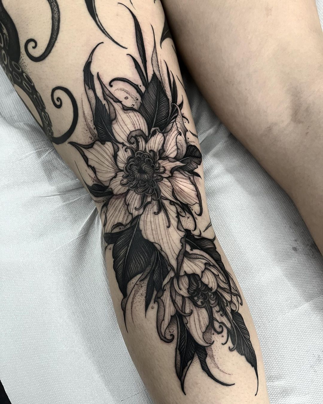 Blackwork tattoo idea #21