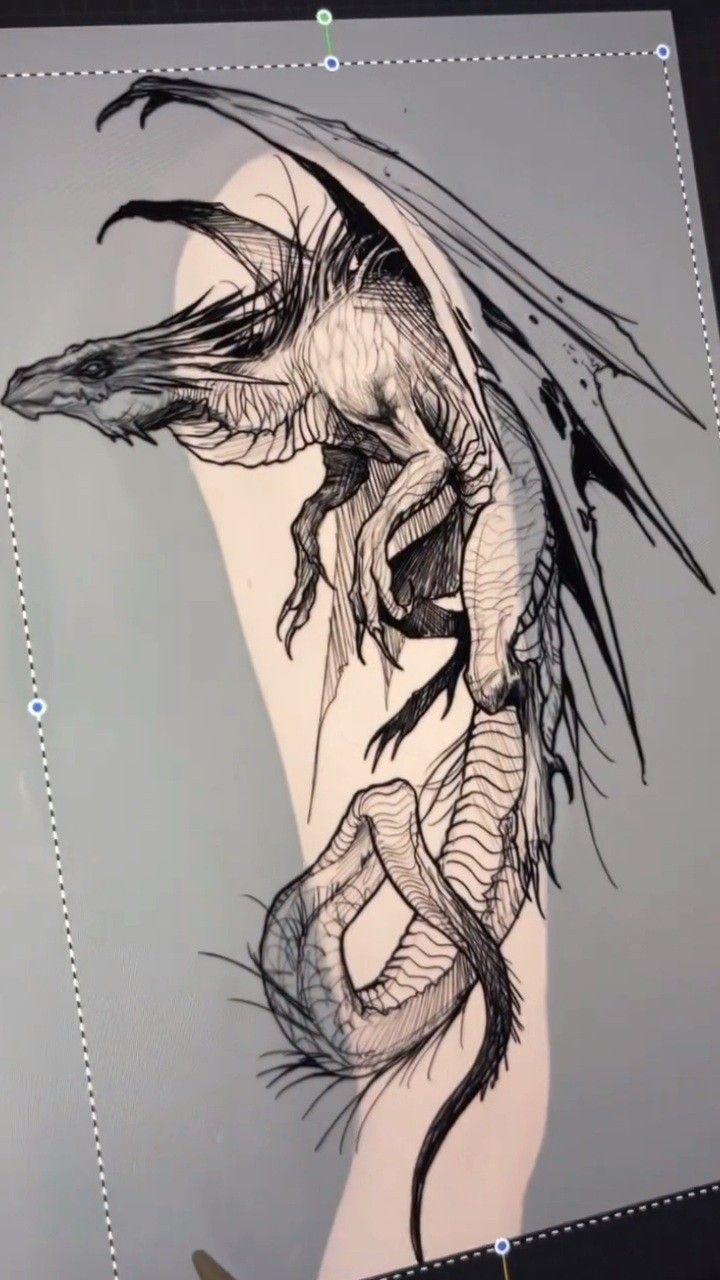 Blackwork tattoo idea #22