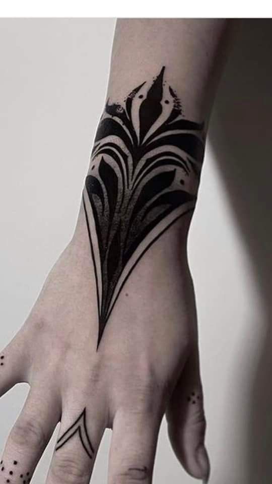 Blackwork tattoo idea #23