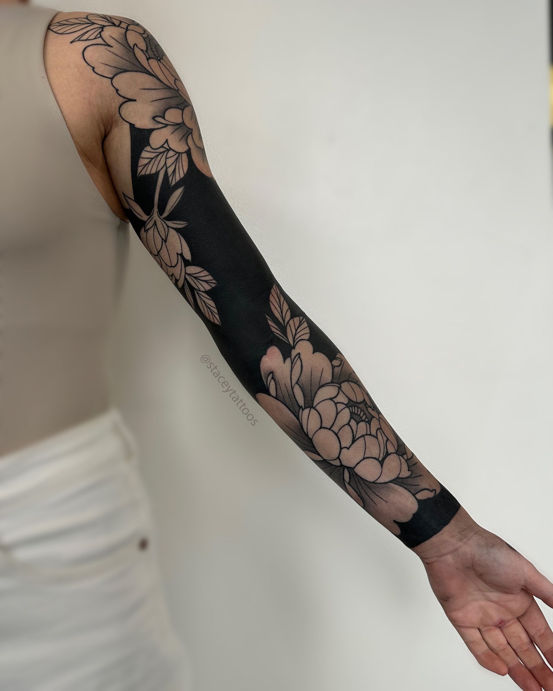 Blackwork tattoo idea #28