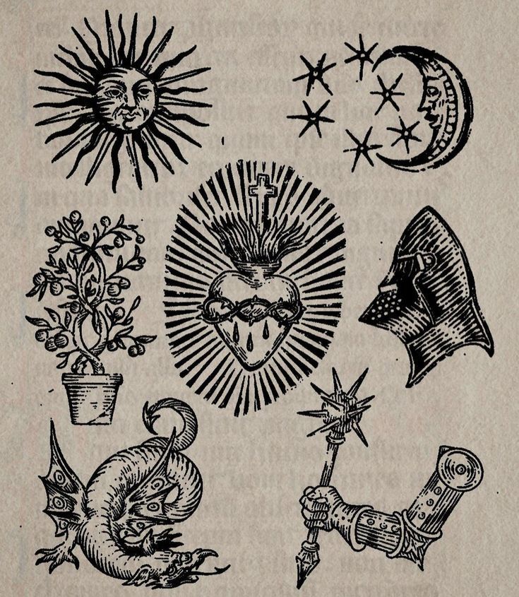 Blackwork tattoo idea #36