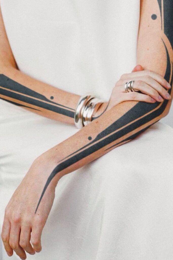 Blackwork tattoo idea #38