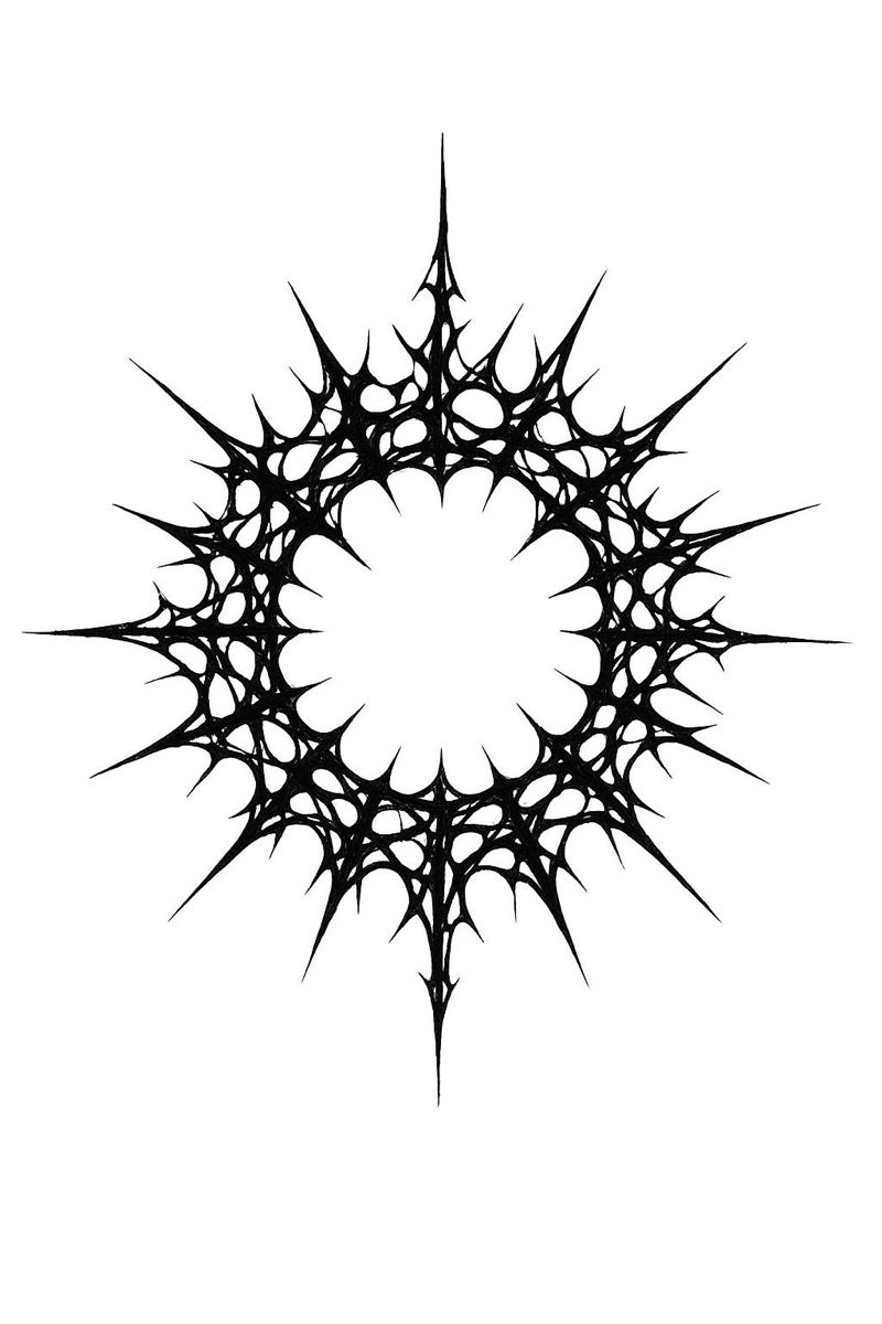 Blackwork tattoo idea #43