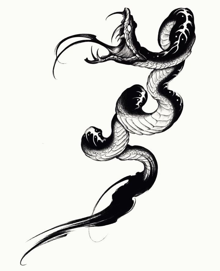 Blackwork tattoo idea #46