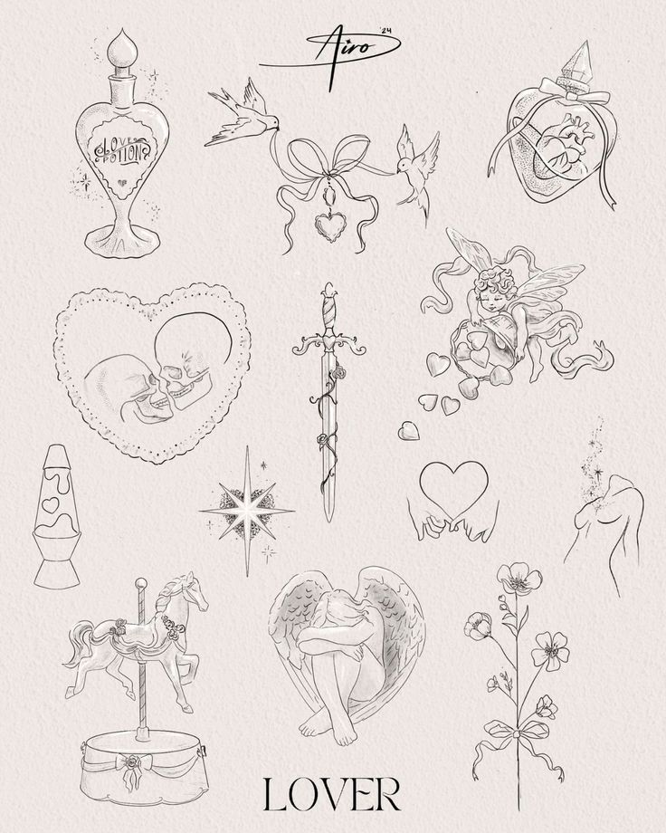Coquette tattoo idea #9