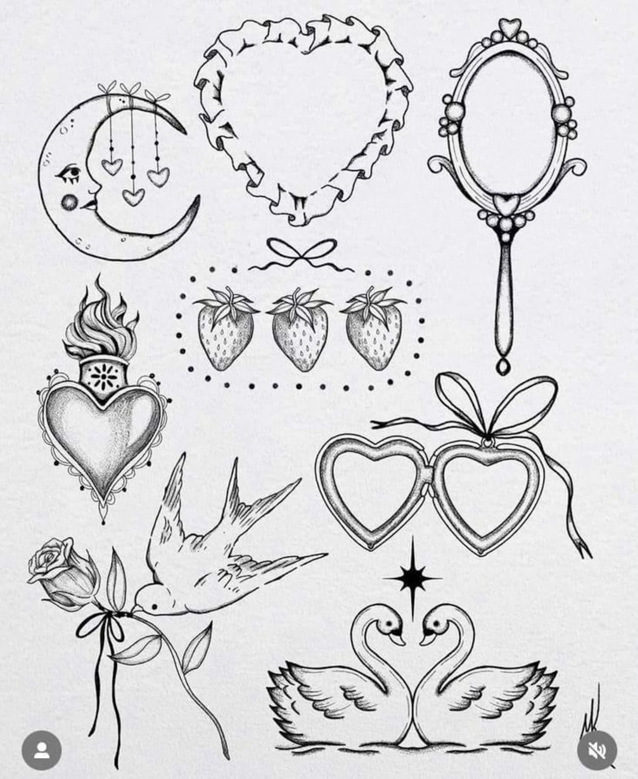 Coquette tattoo idea #15