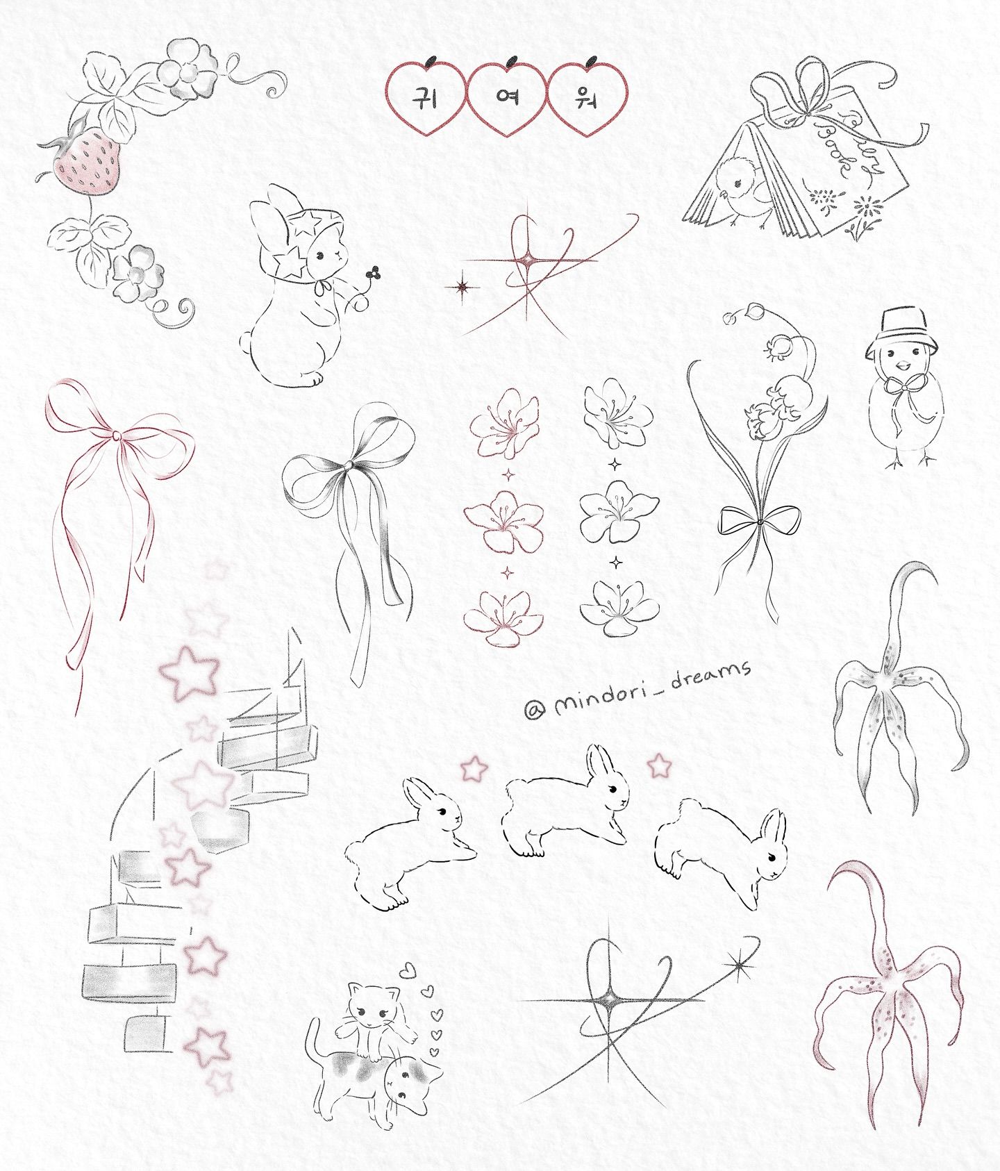 Coquette tattoo idea #26