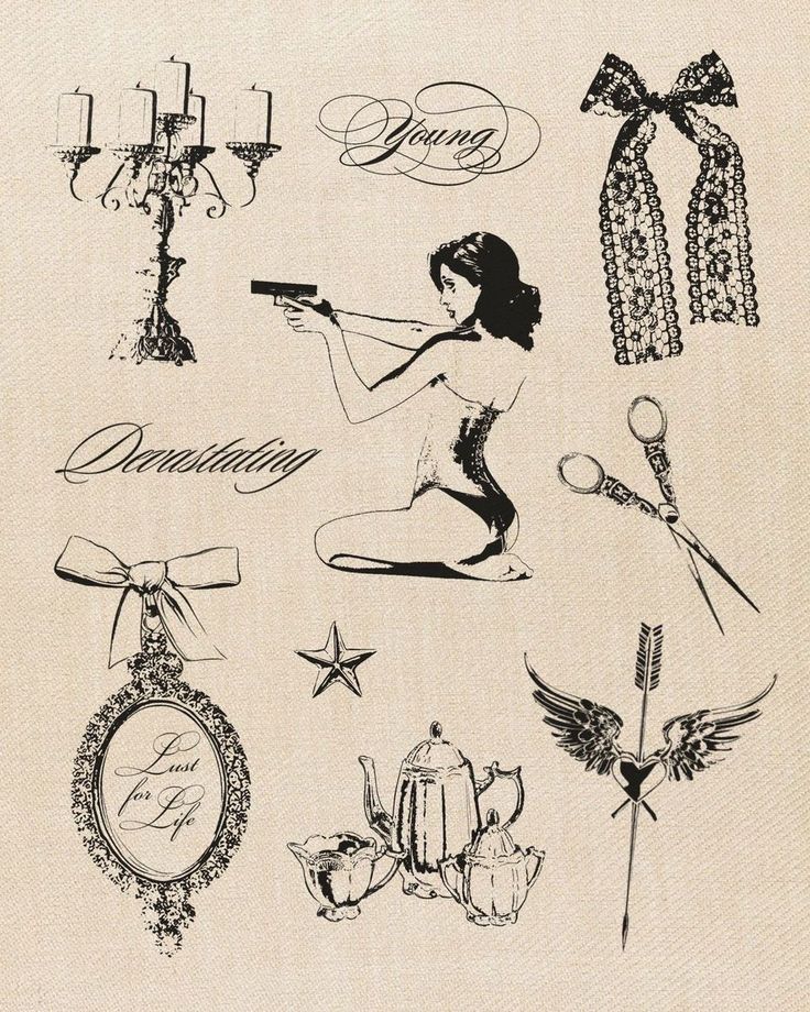 Coquette tattoo idea #43