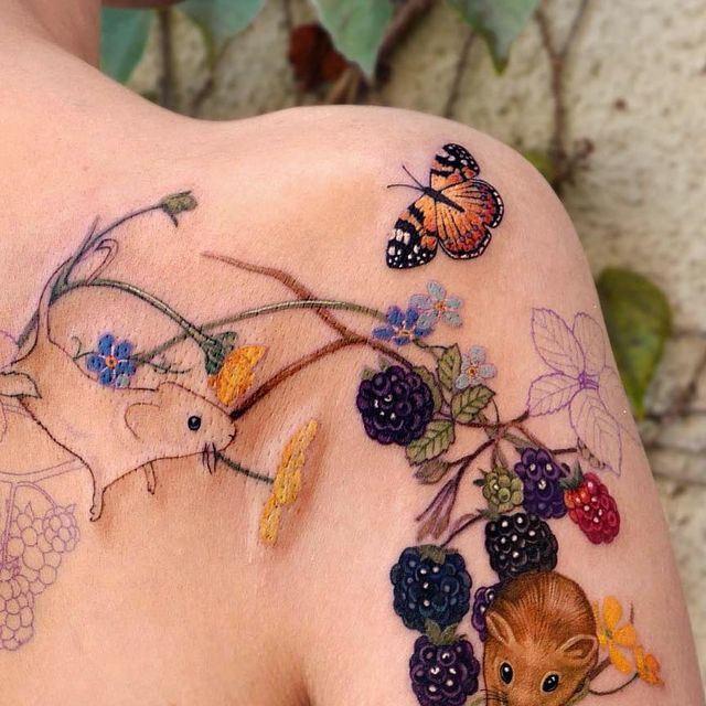 Cottagecore tattoo idea #10