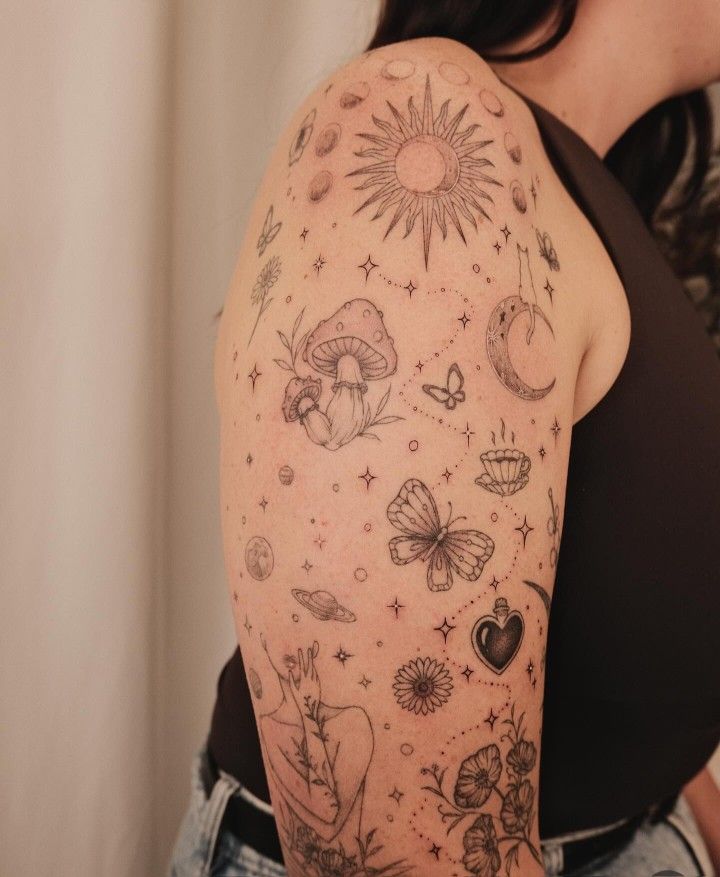Cottagecore tattoo idea #20