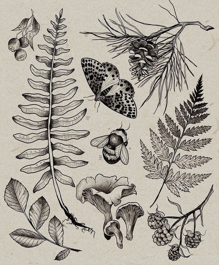 Cottagecore tattoo idea #34
