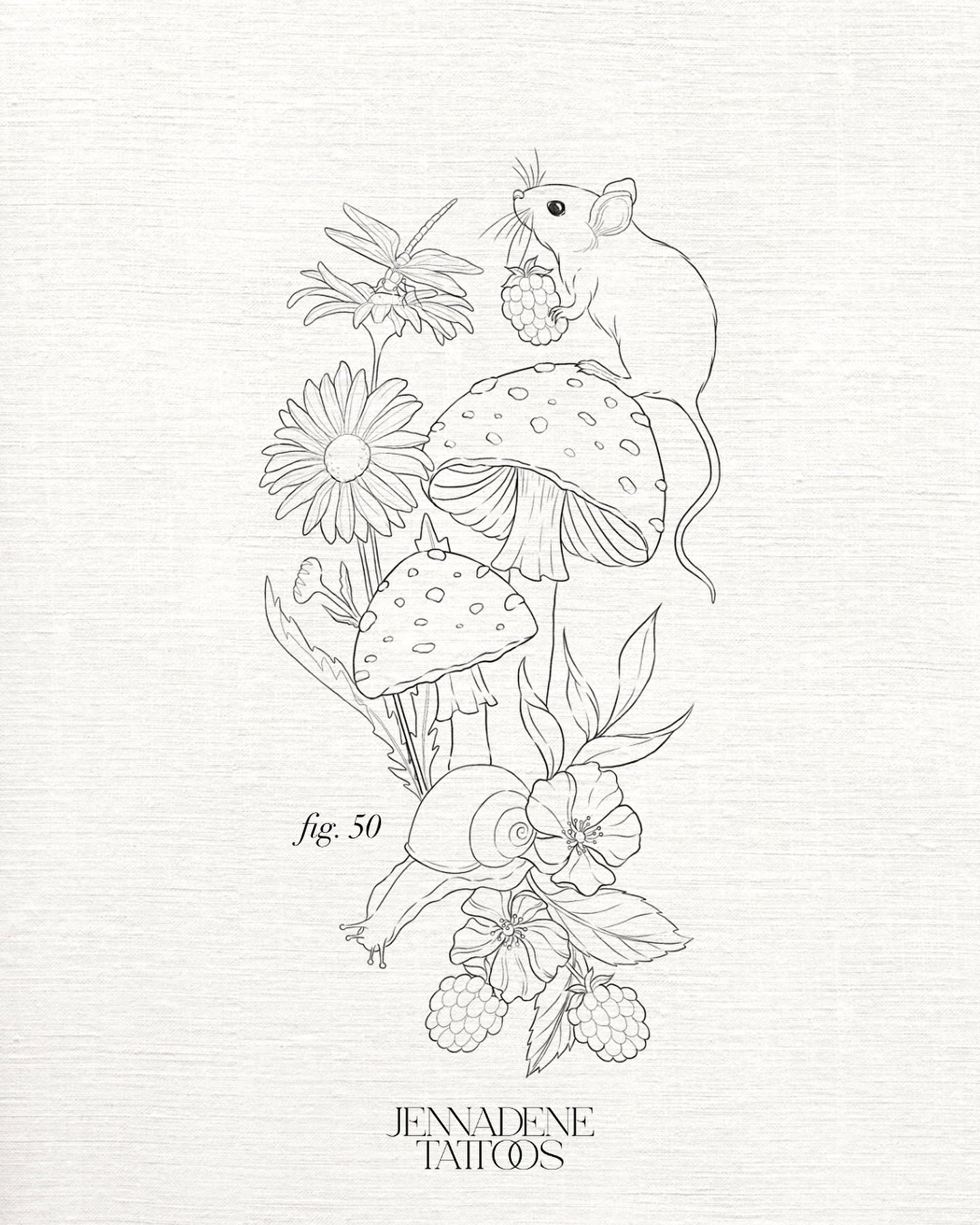 Cottagecore tattoo idea #35