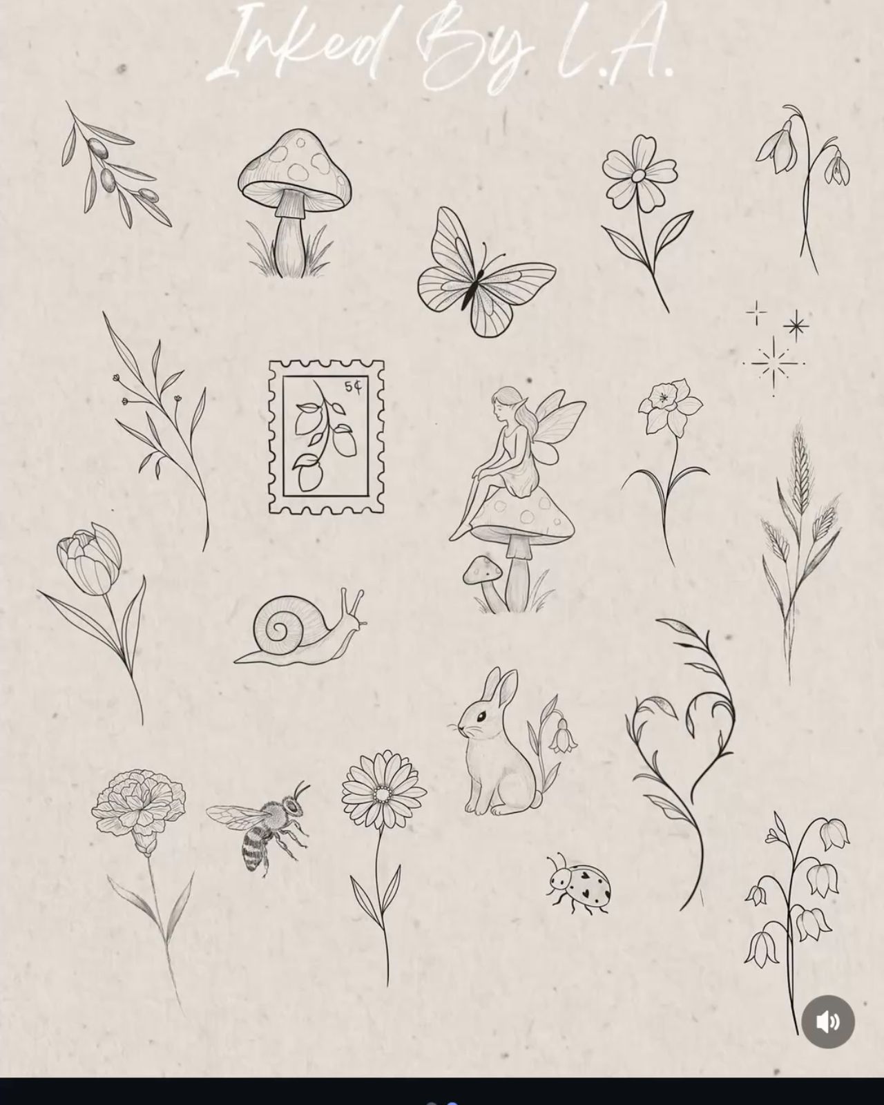 Cottagecore tattoo idea #42