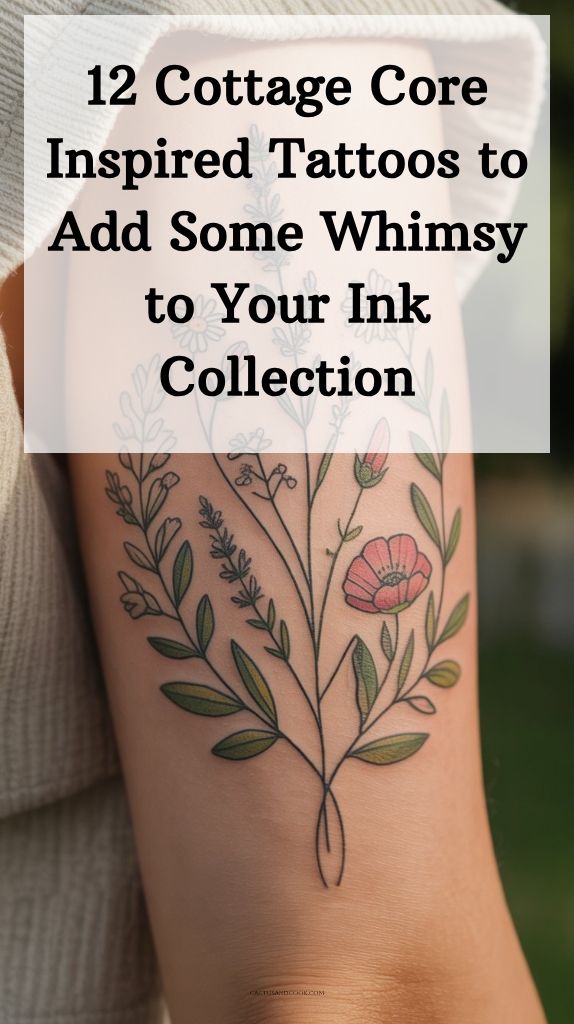 Cottagecore tattoo idea #44