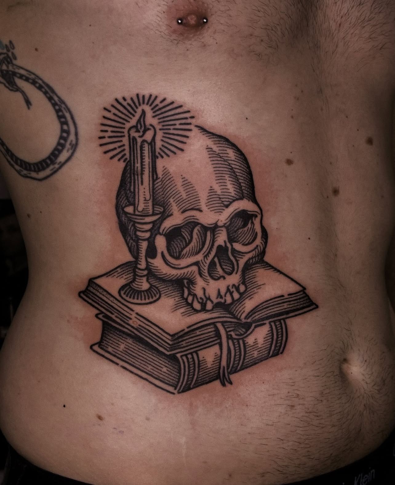 Dark academia tattoo idea #3