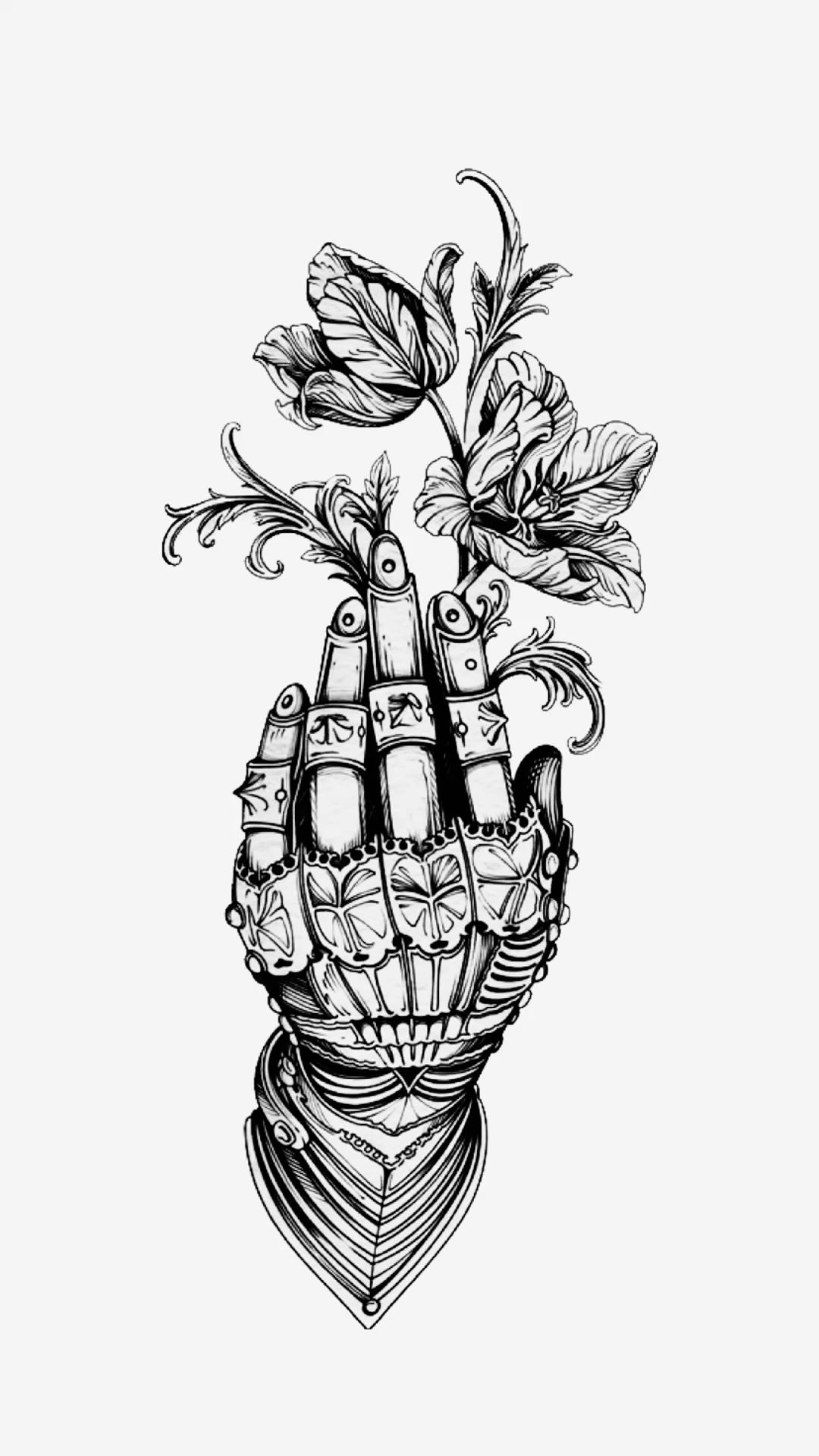 Dark academia tattoo idea #5