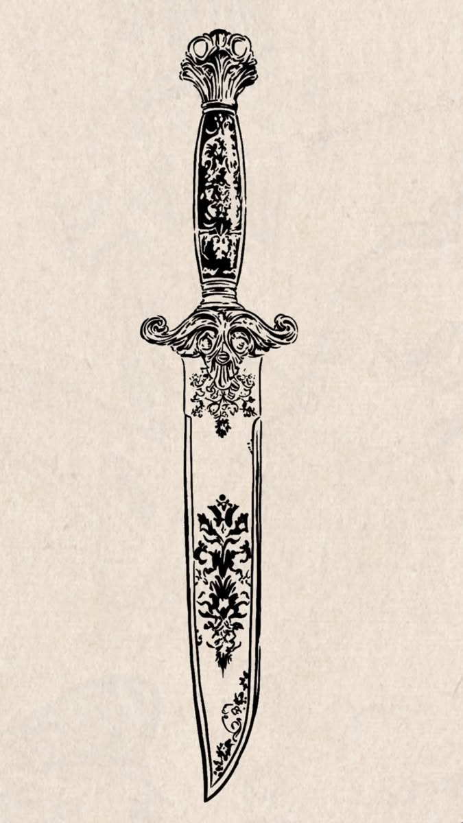 Dark academia tattoo idea #6