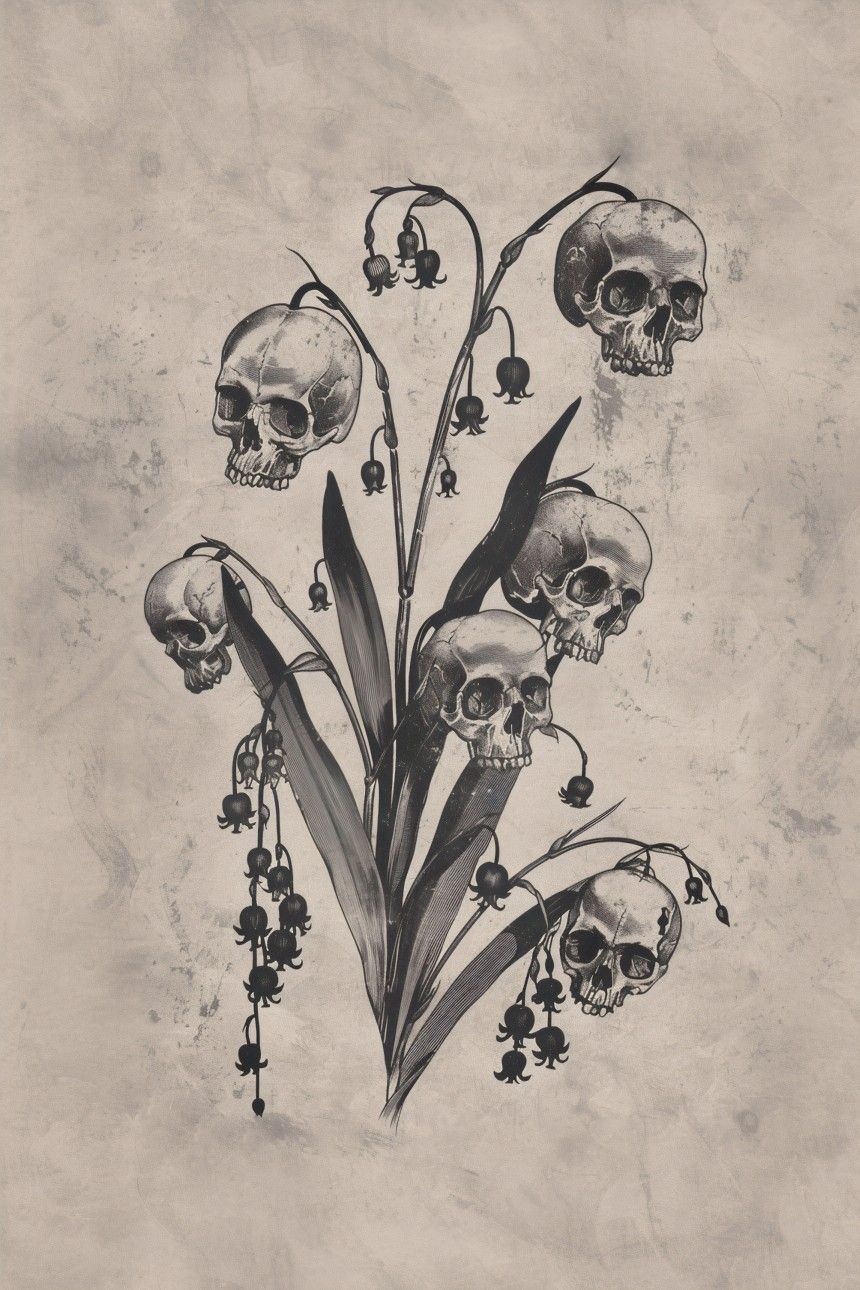 Dark academia tattoo idea #11