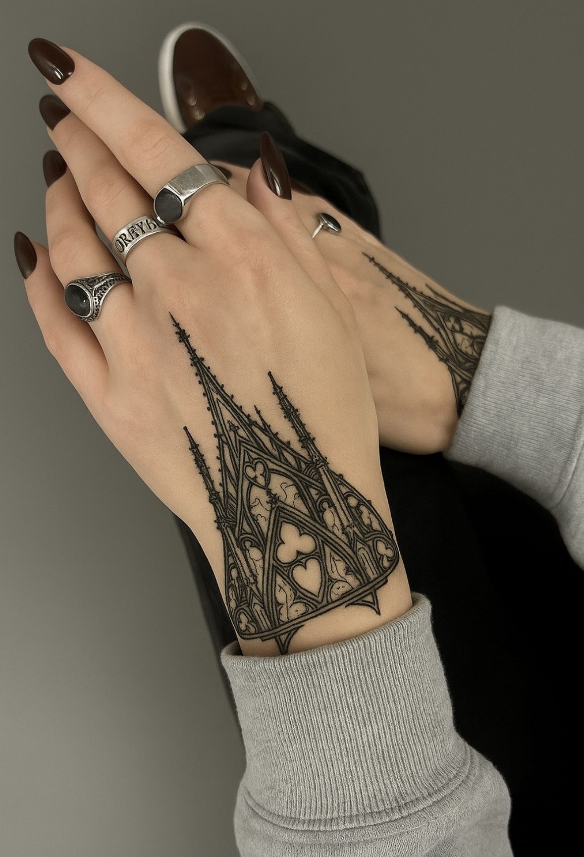 Dark academia tattoo idea #15
