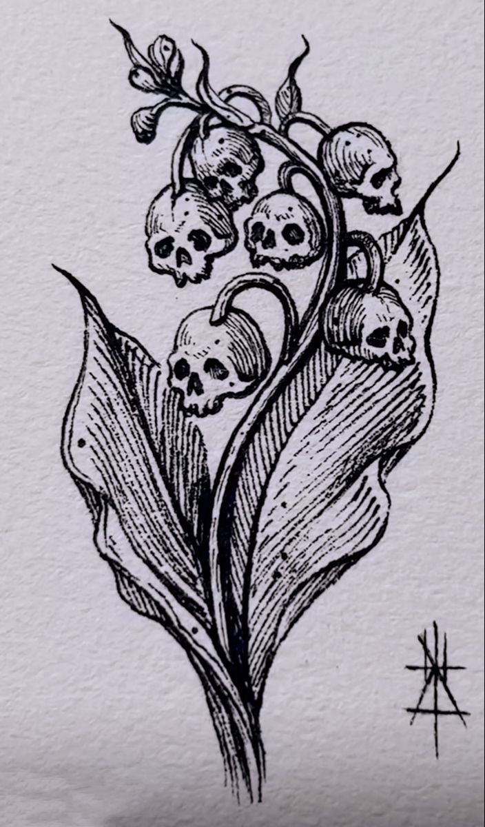Dark academia tattoo idea #22