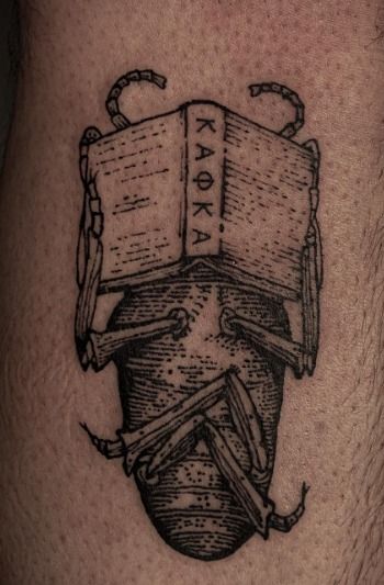 Dark academia tattoo idea #38