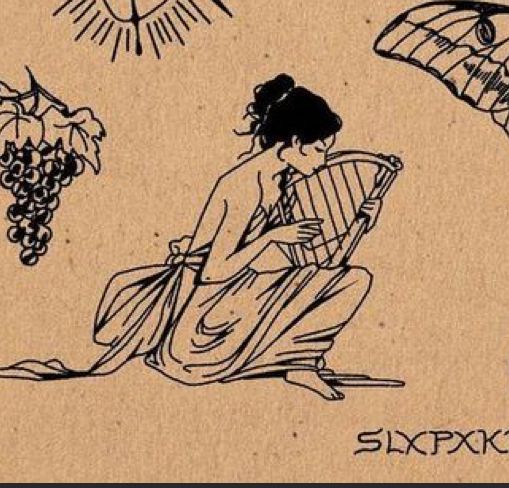 Dark academia tattoo idea #39