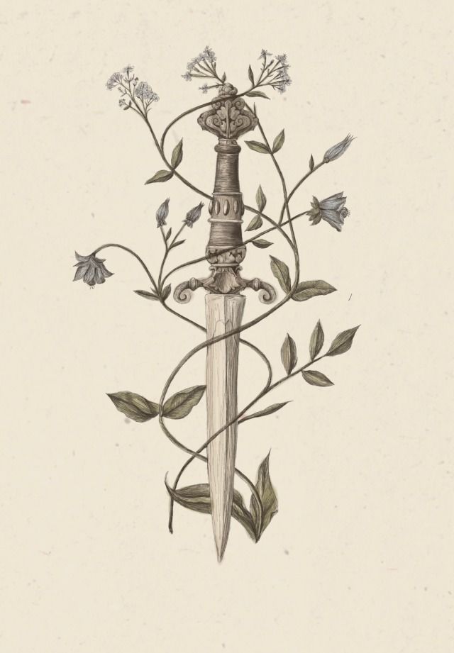 Dark academia tattoo idea #40