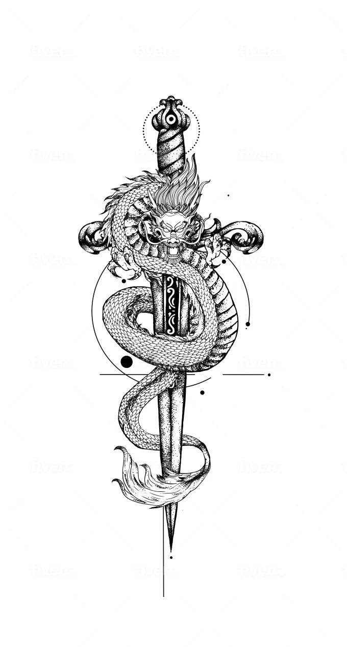 Geometric tattoo idea #4