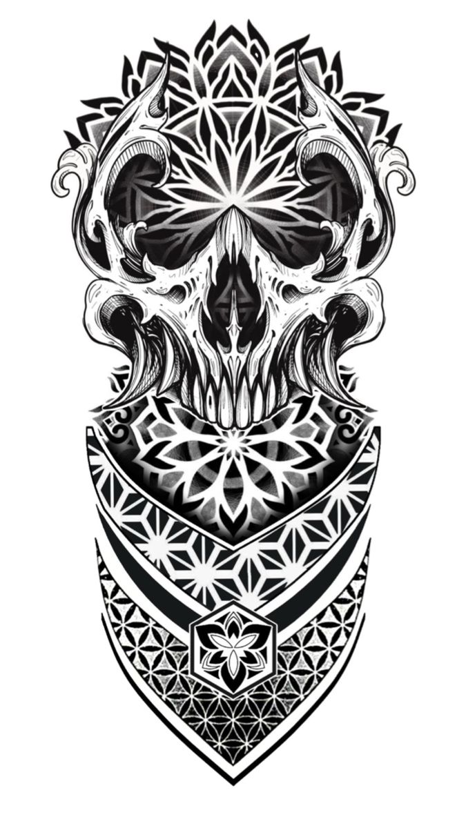 Geometric tattoo idea #6