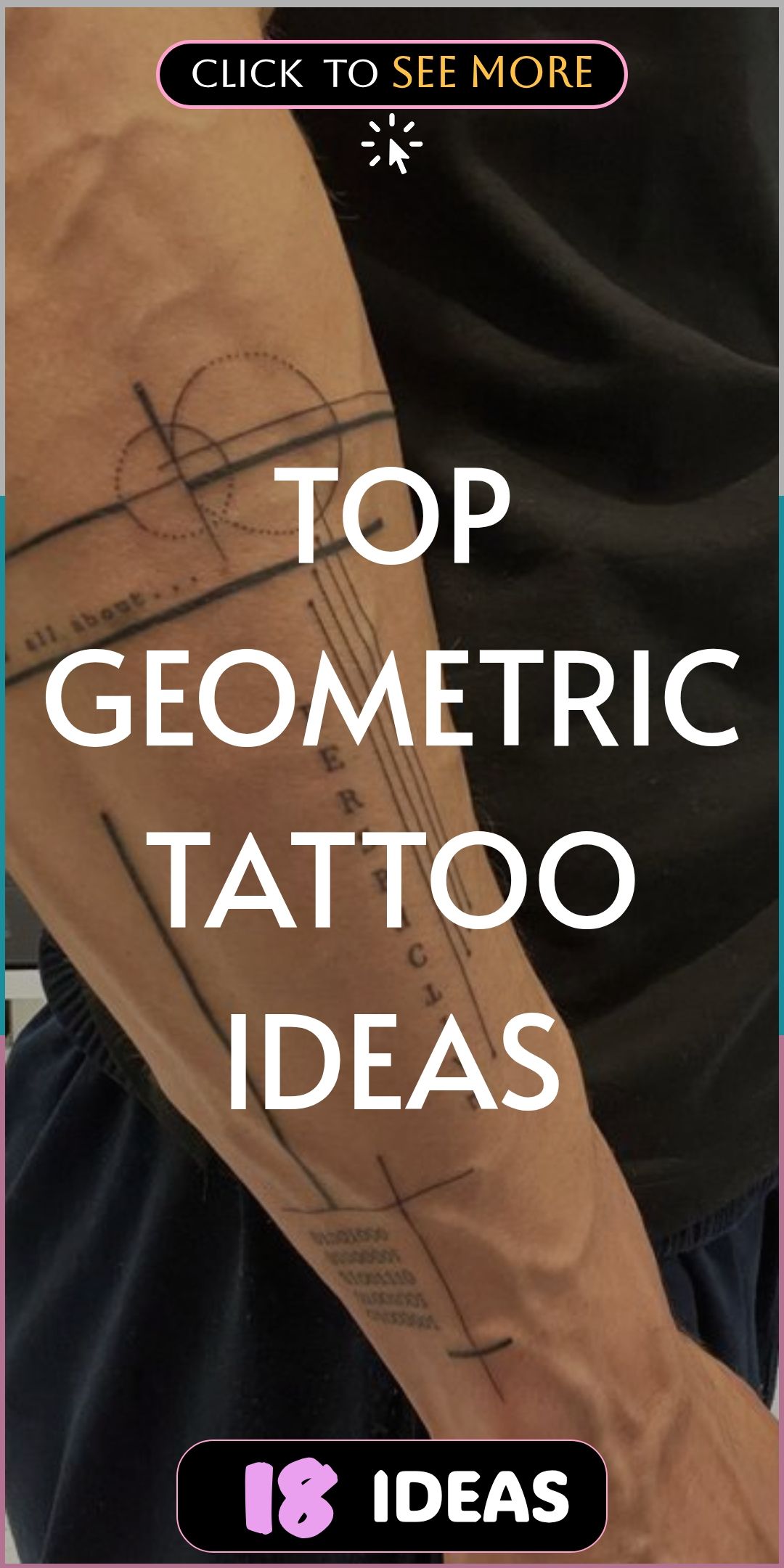 Geometric tattoo idea #17