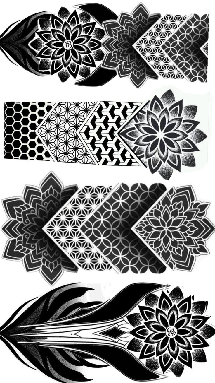 Geometric tattoo idea #21
