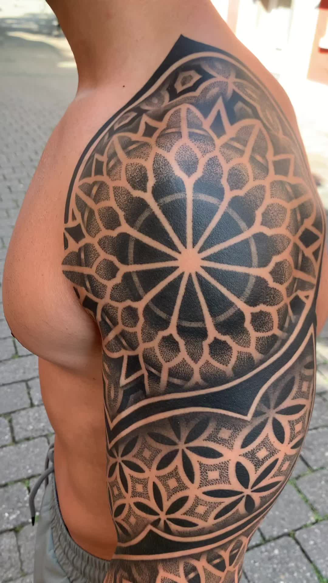 Geometric tattoo idea #28