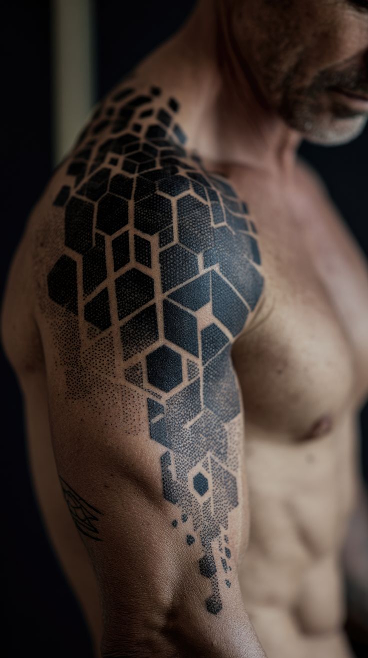 Geometric tattoo idea #29