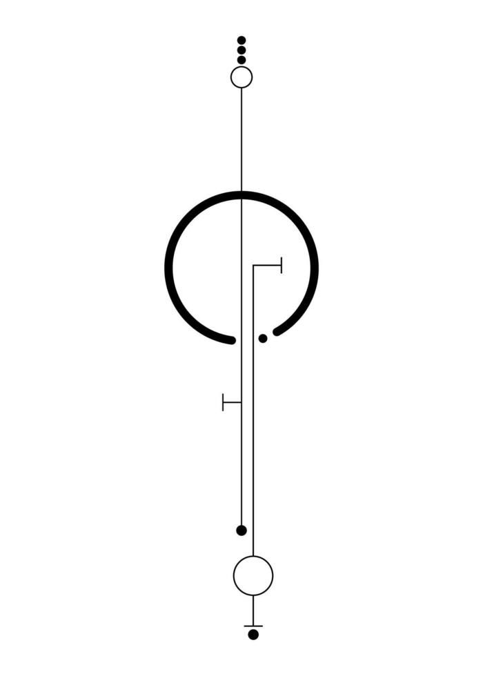 Geometric tattoo idea #33