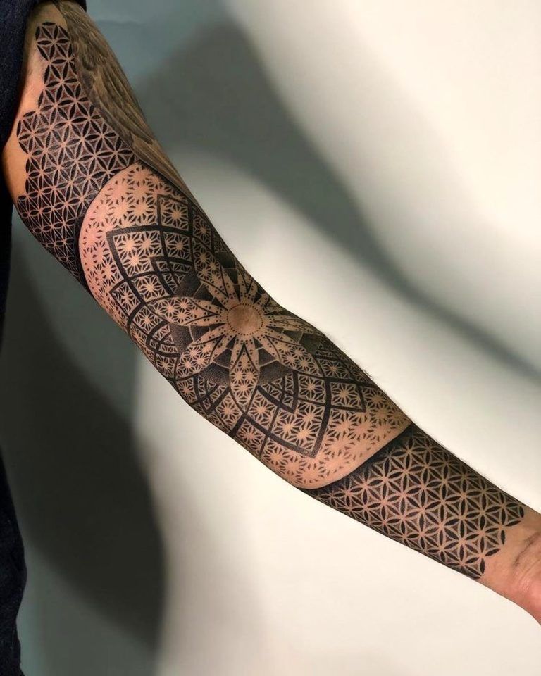 Geometric tattoo idea #36